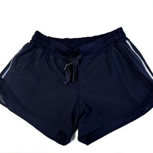 Lululemon Hotty Hot Long Shorts Navy 6 Tall